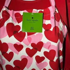NWT-Kate Spade Red Heart Apron